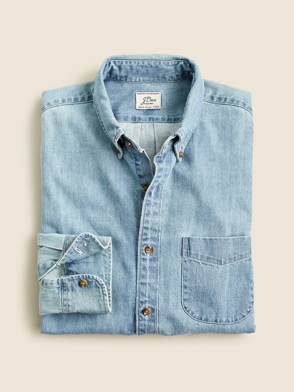 J. Crew Midweight Denim Workshirt